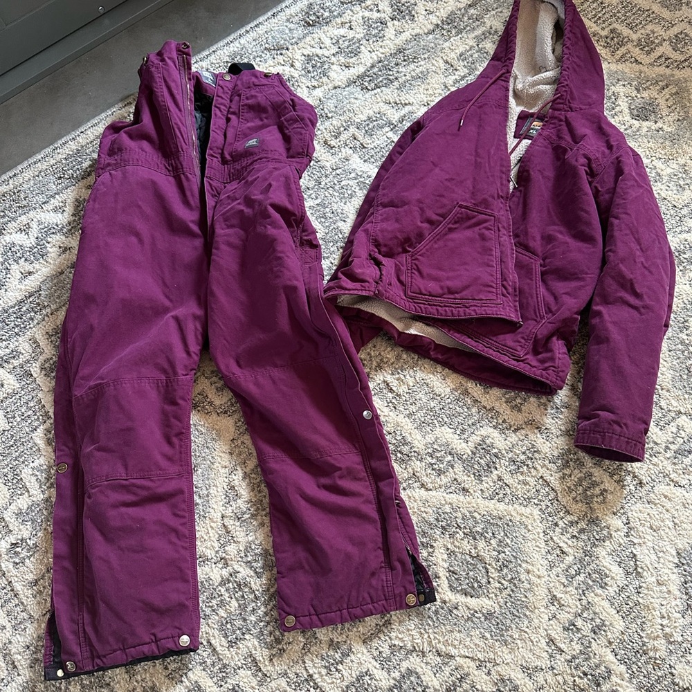 Berne Apparell jacket and Bibs